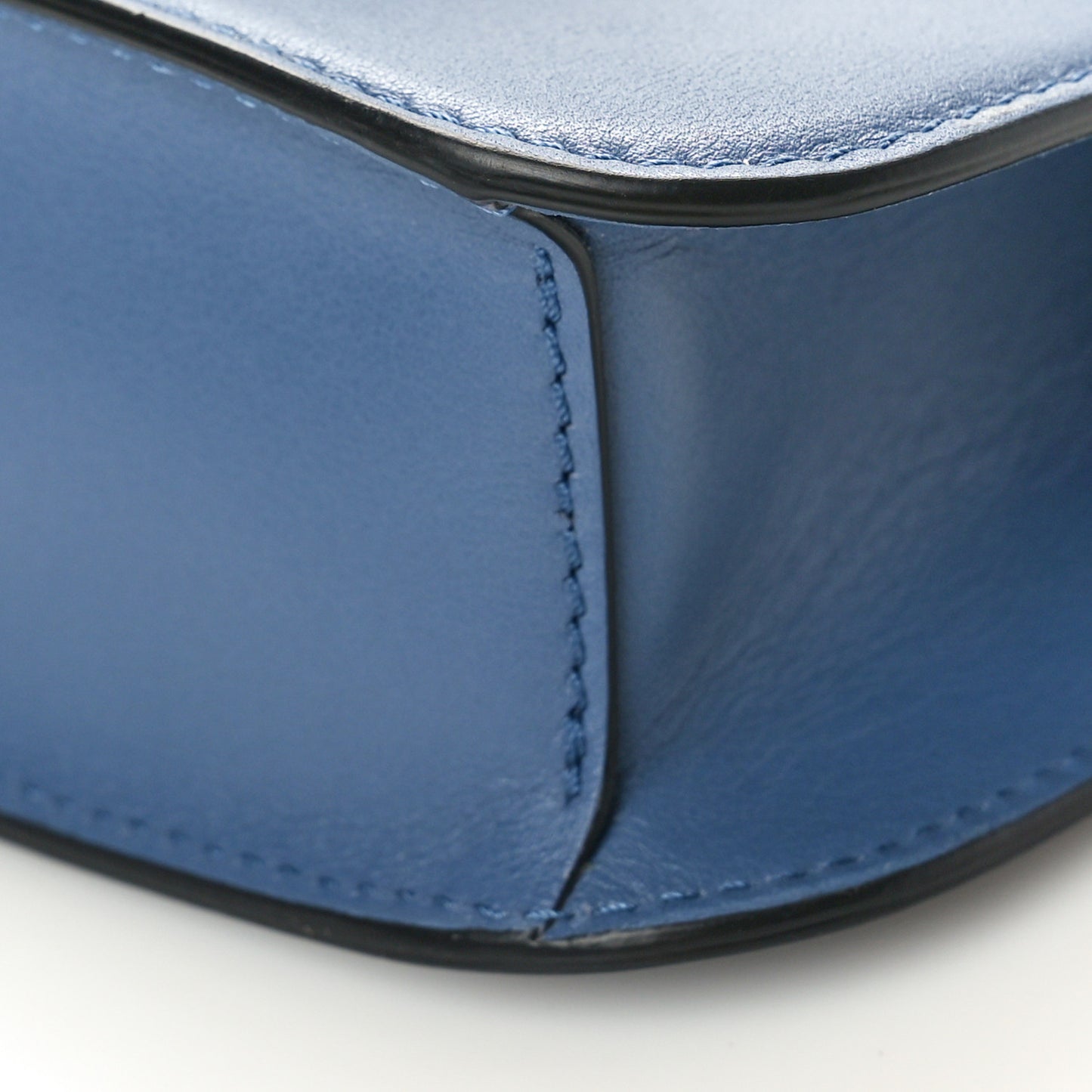 Calfskin Vlogo Small Loco Shoulder Bag Blue