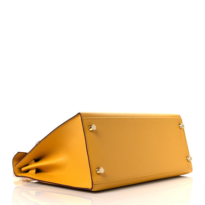Hermes Epsom Kelly Sellier 28 Jaune Ambre 4 of 11