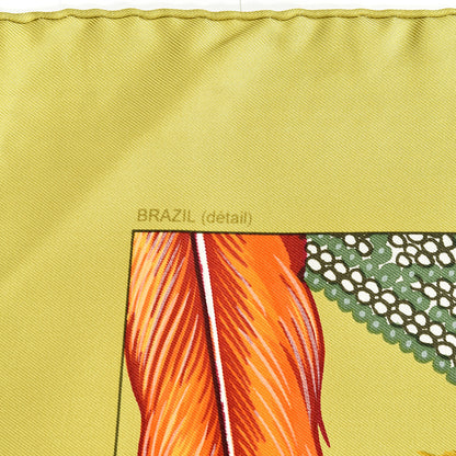 Hermes Silk Brazil Scarf 90 3 of 5