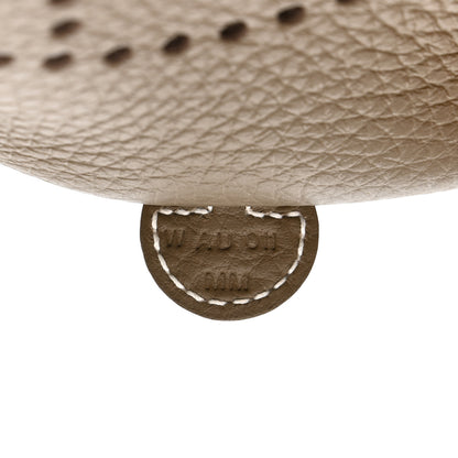 Hermes Taurillon Clemence Amazone Sangle Cavale Evelyne TPM Etoupe Gris Pale 7 of 11