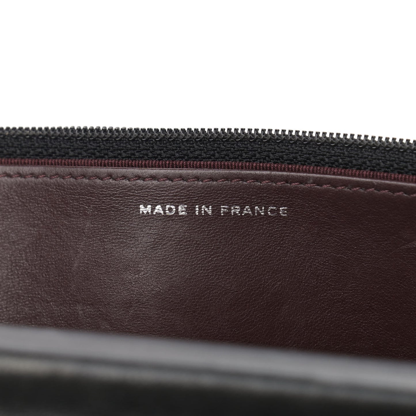 Lambskin Quilted Wallet On Chain WOC Black