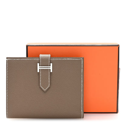 Hermes Epsom Bearn Compact Wallet Etoupe 7 of 7