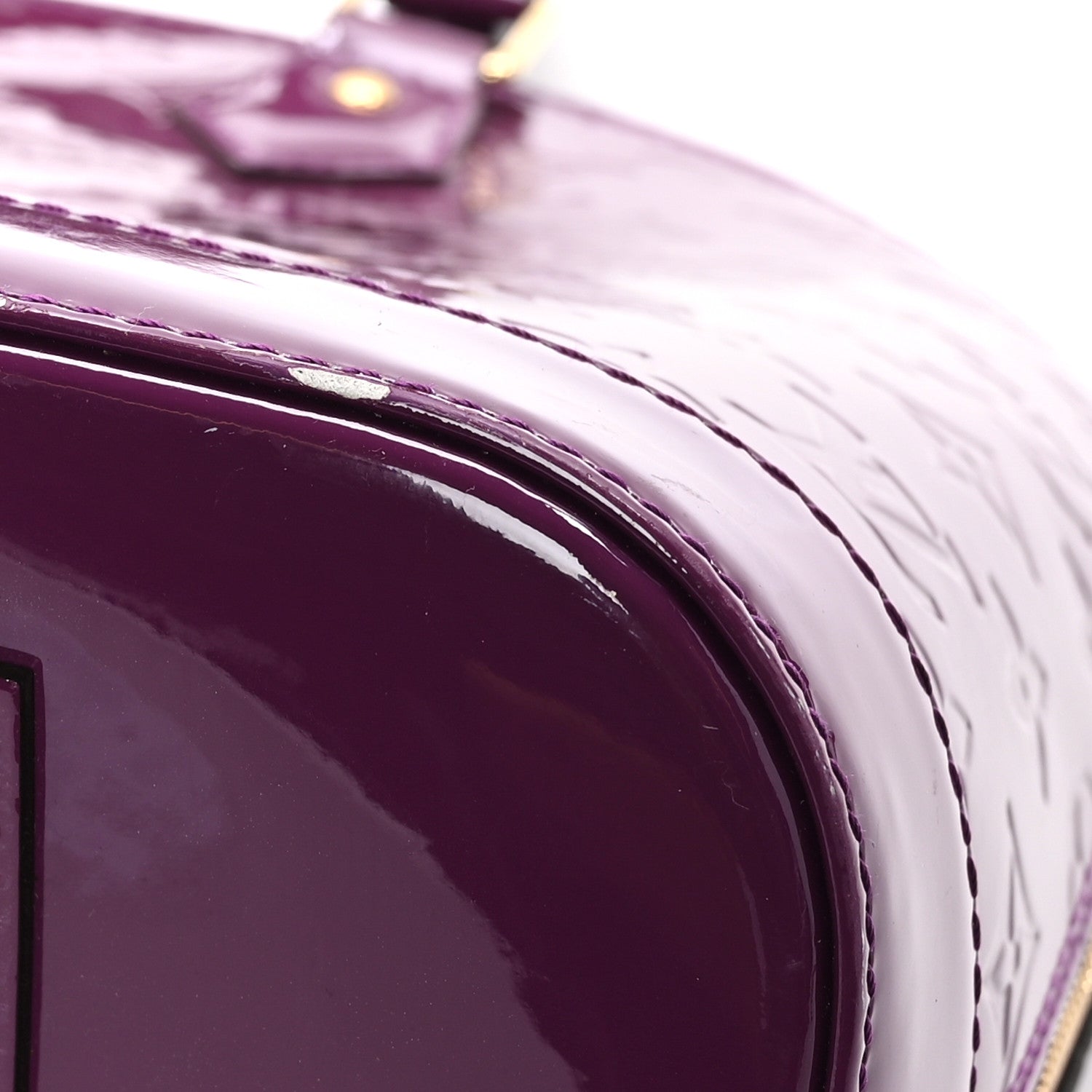 Louis Vuitton Vernis Alma PM Magenta 9 of 9