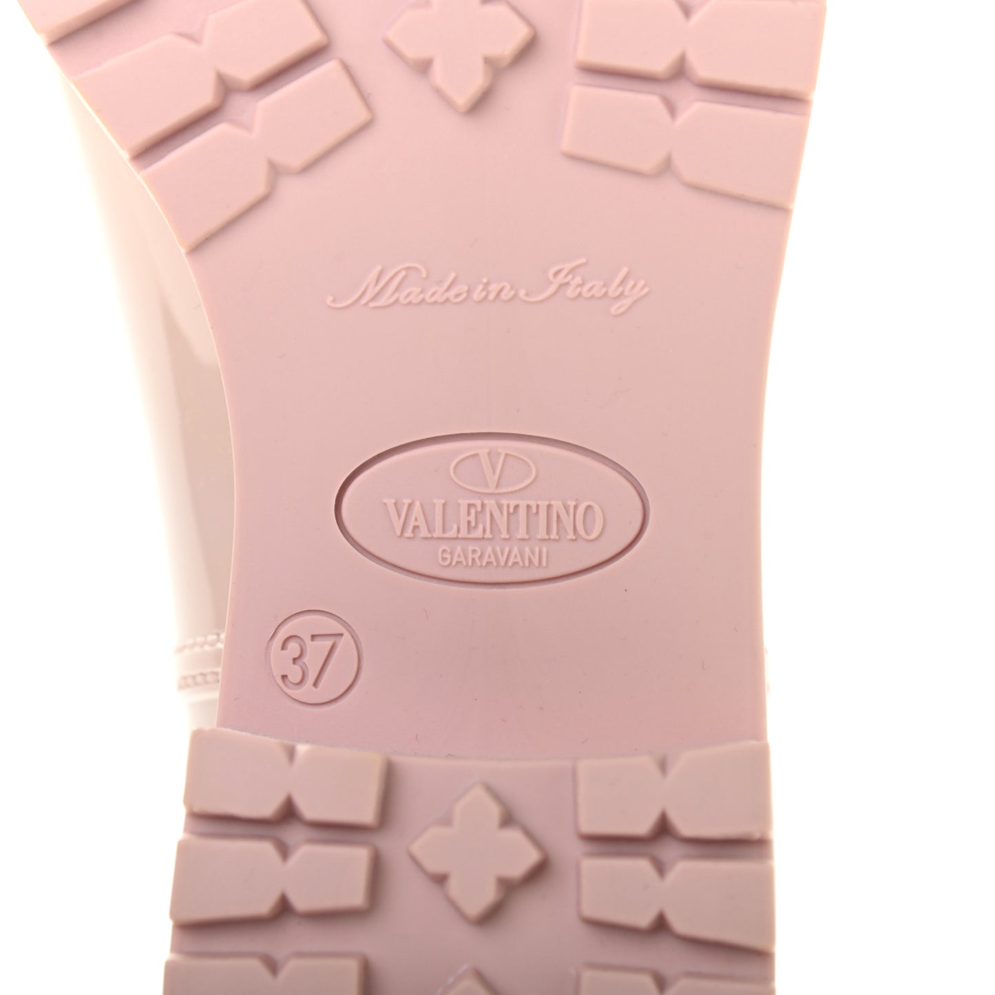 Rubber Rockstud Short Rainboots 37 Water Rose