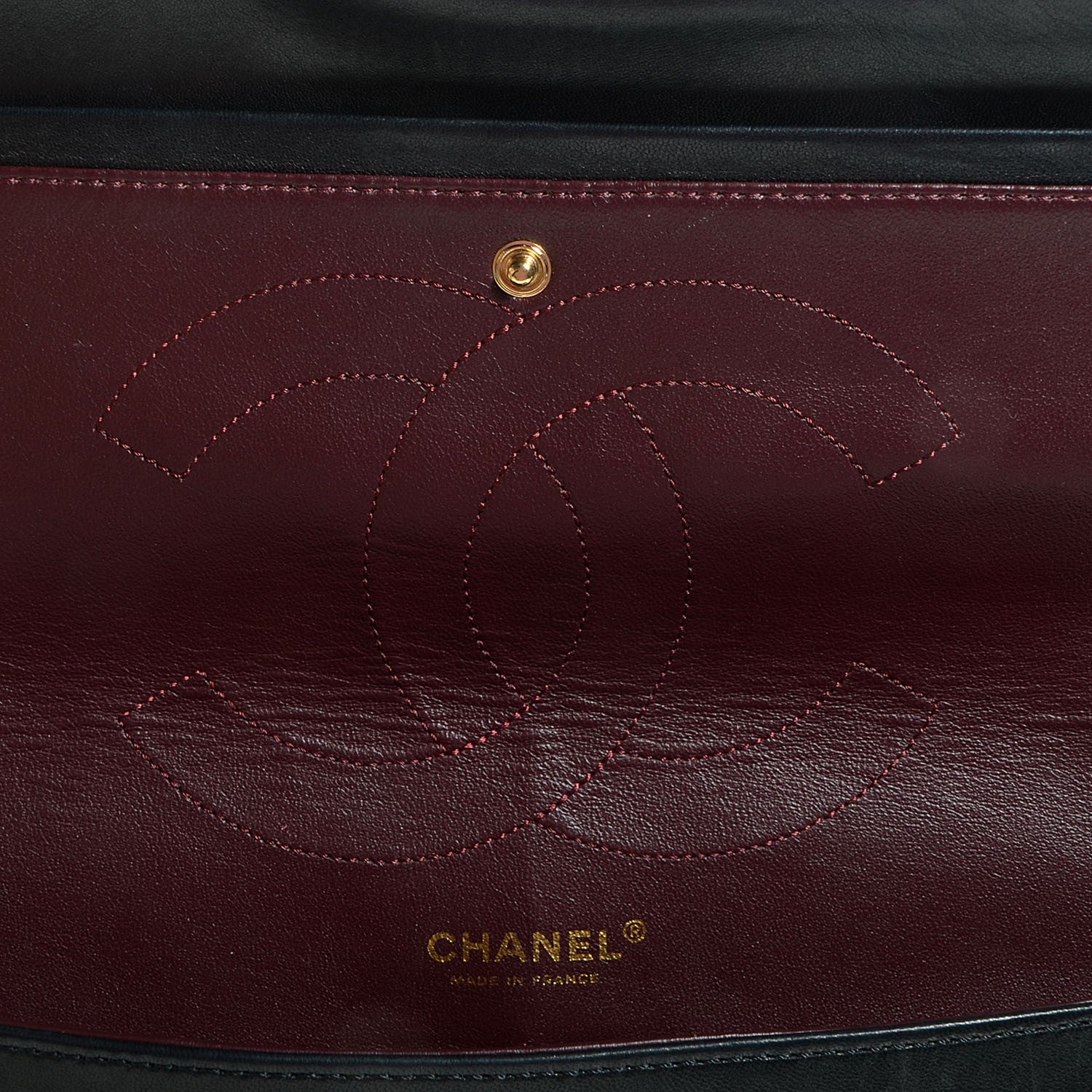 Chanel Distressed Patent 2.55 Reissue 227 Black 7 of 9