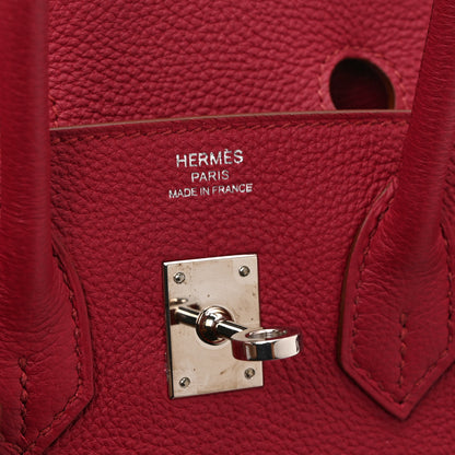 Hermes Togo Birkin 25 Rouge Grenat 6 of 10