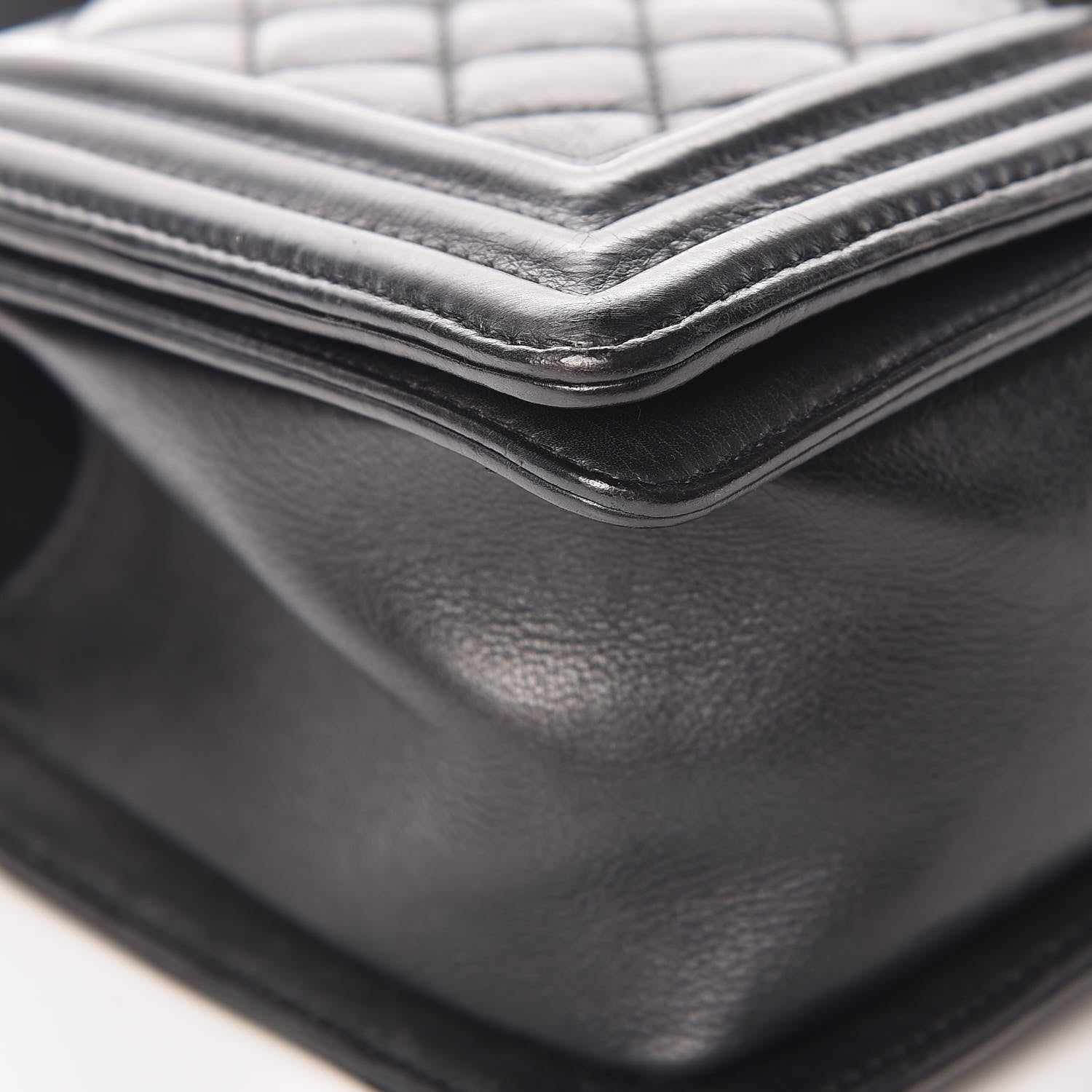 Chanel Calfskin Quilted Medium Boy Flap Black 9 of 13