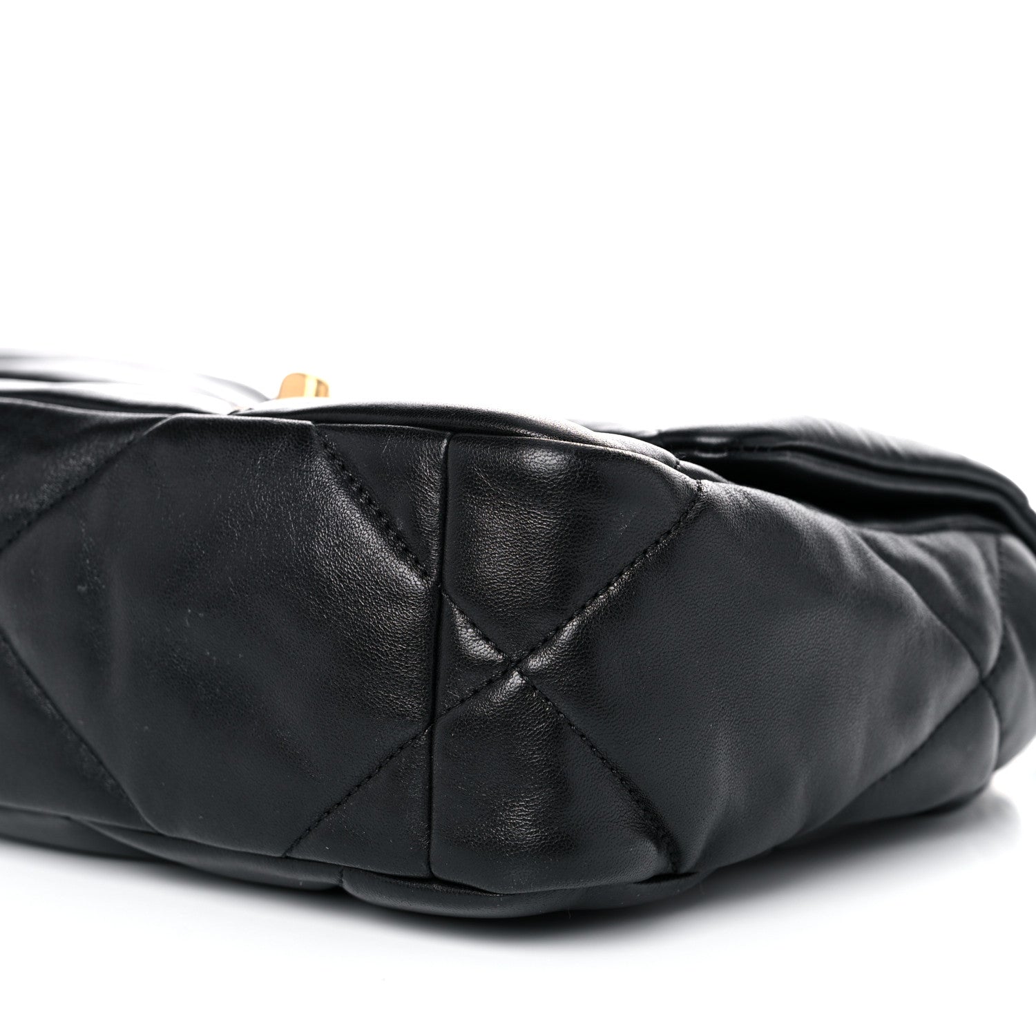 Chanel Lambskin Quilted Medium Chanel 19 Flap Black 9 of 12