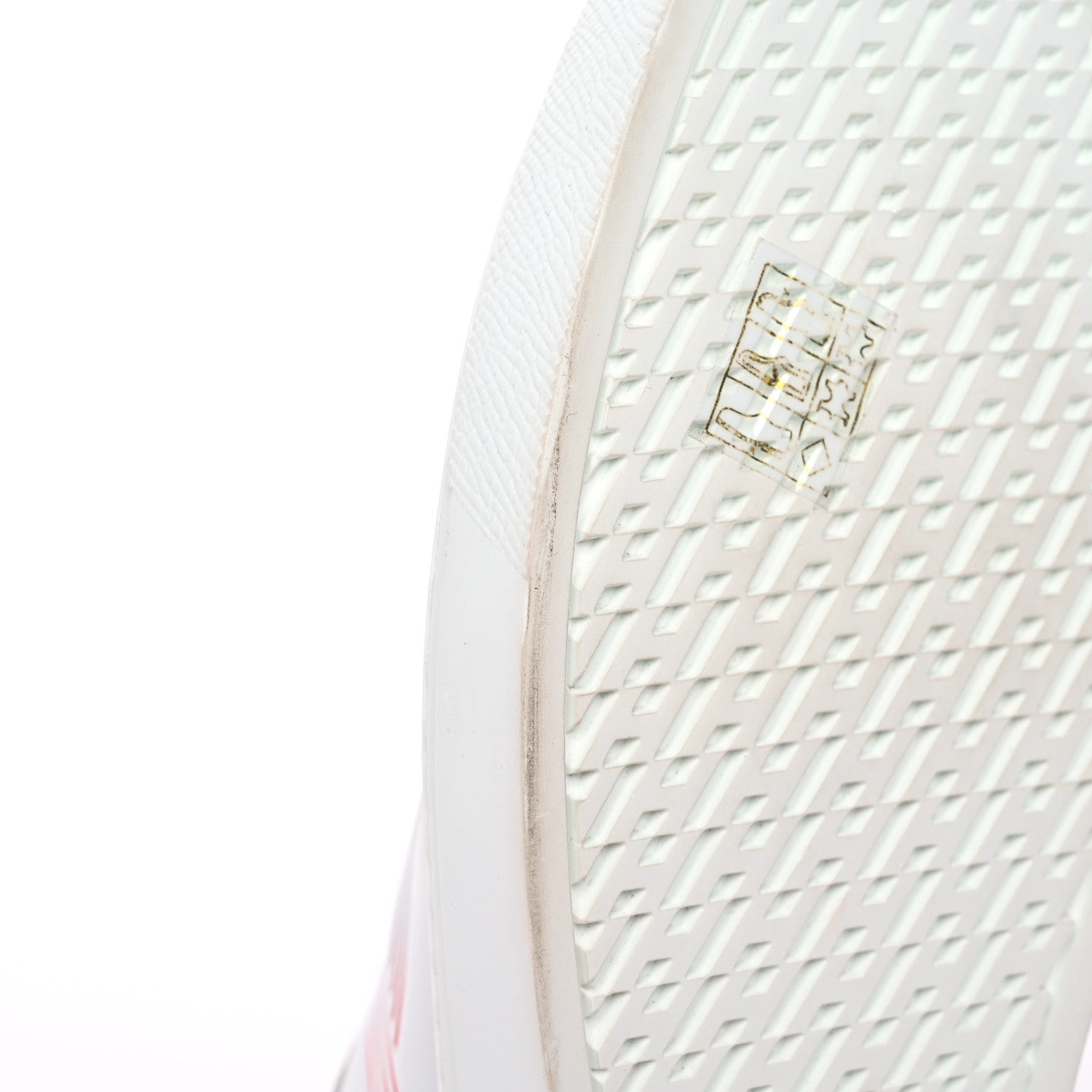 Hermes Calfskin Womens Advantage Sneakers 38.5 White Orange 8 of 11