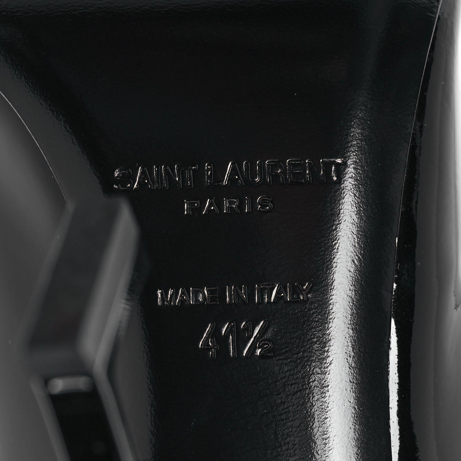 Saint Laurent Patent Opyum 110 Pumps 41.5 Black 6 of 9