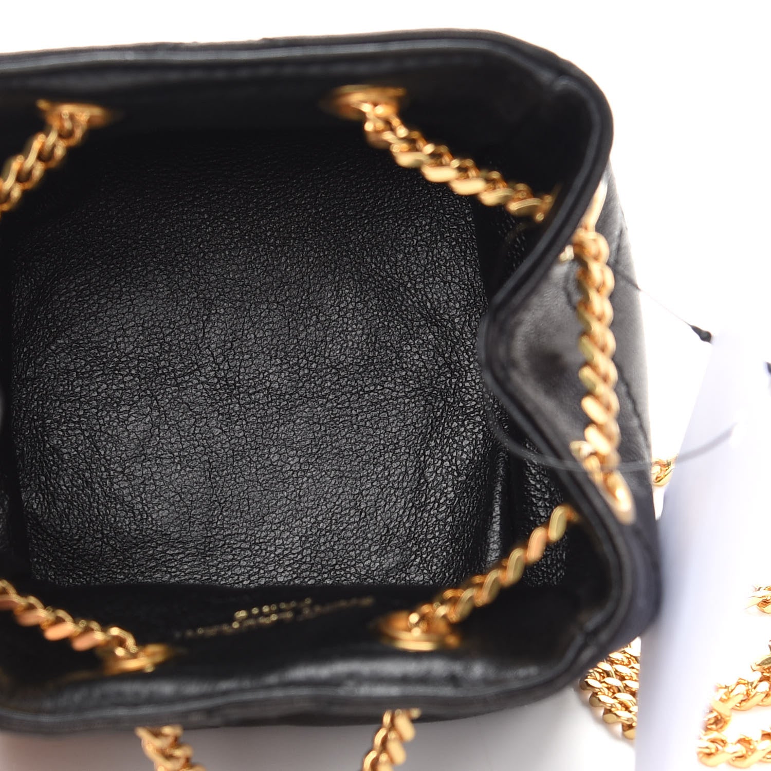 Saint Laurent Lambskin Quilted Baby Bucket Bag Black 5 of 8