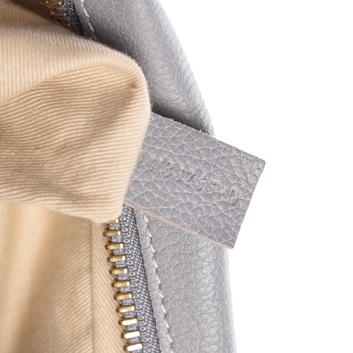 Calfskin Medium Paraty Cashmere Grey