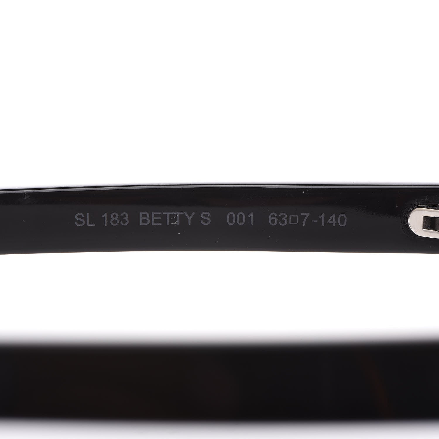 Saint Laurent Acetate Betty Sunglasses SL183 Black 5 of 7