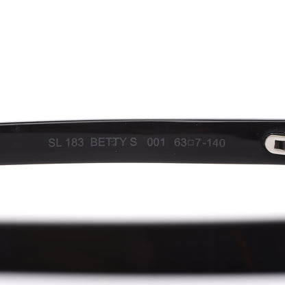 Saint Laurent Acetate Betty Sunglasses SL183 Black 5 of 7