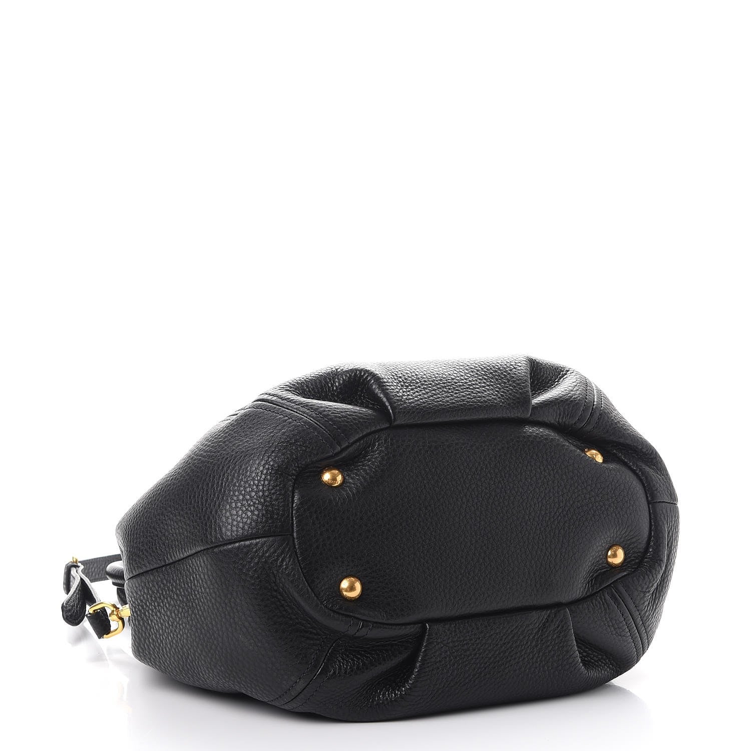 Prada Vitello Daino Tote Nero Black 4 of 8