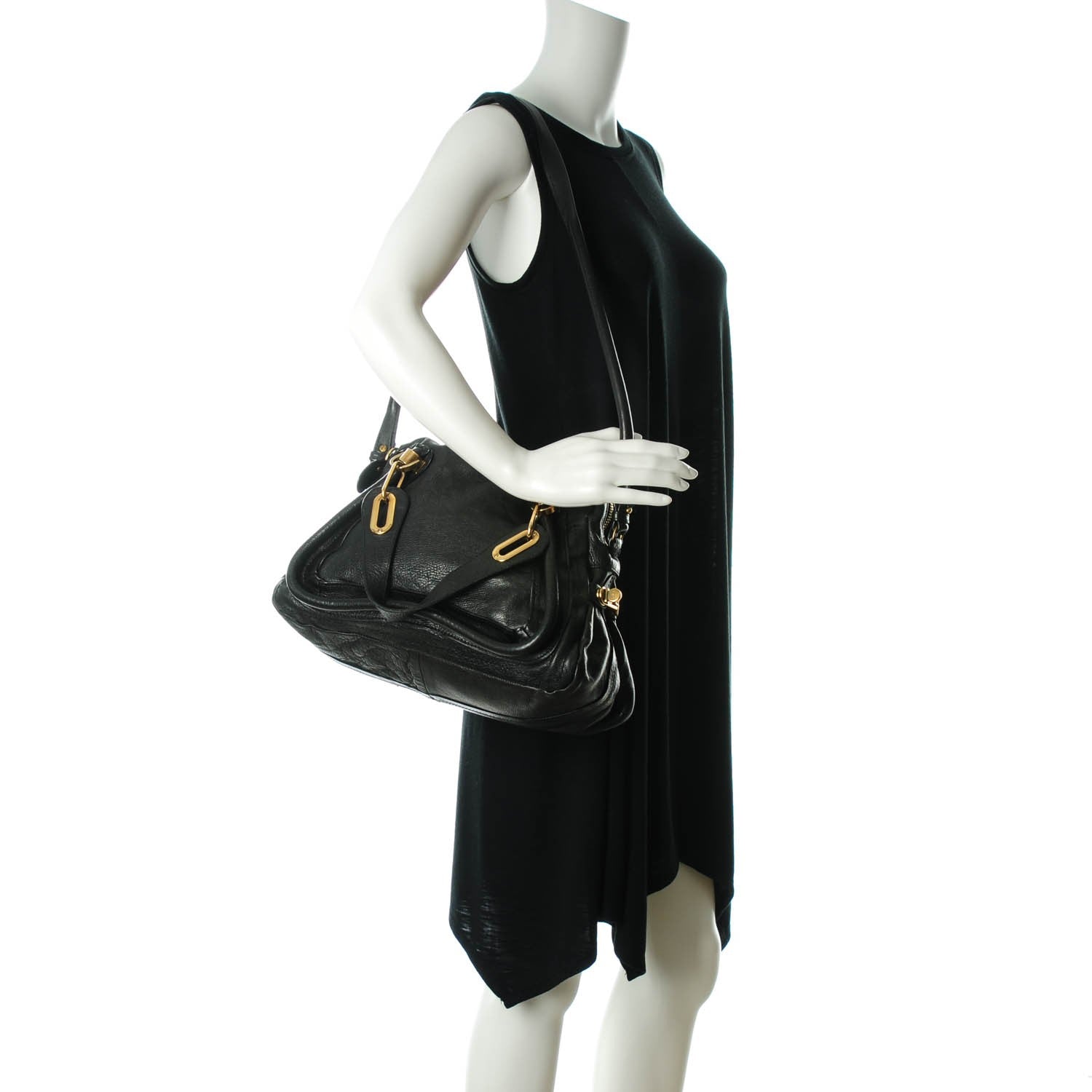 Chloe Calfskin Medium Paraty Black 2 of 7