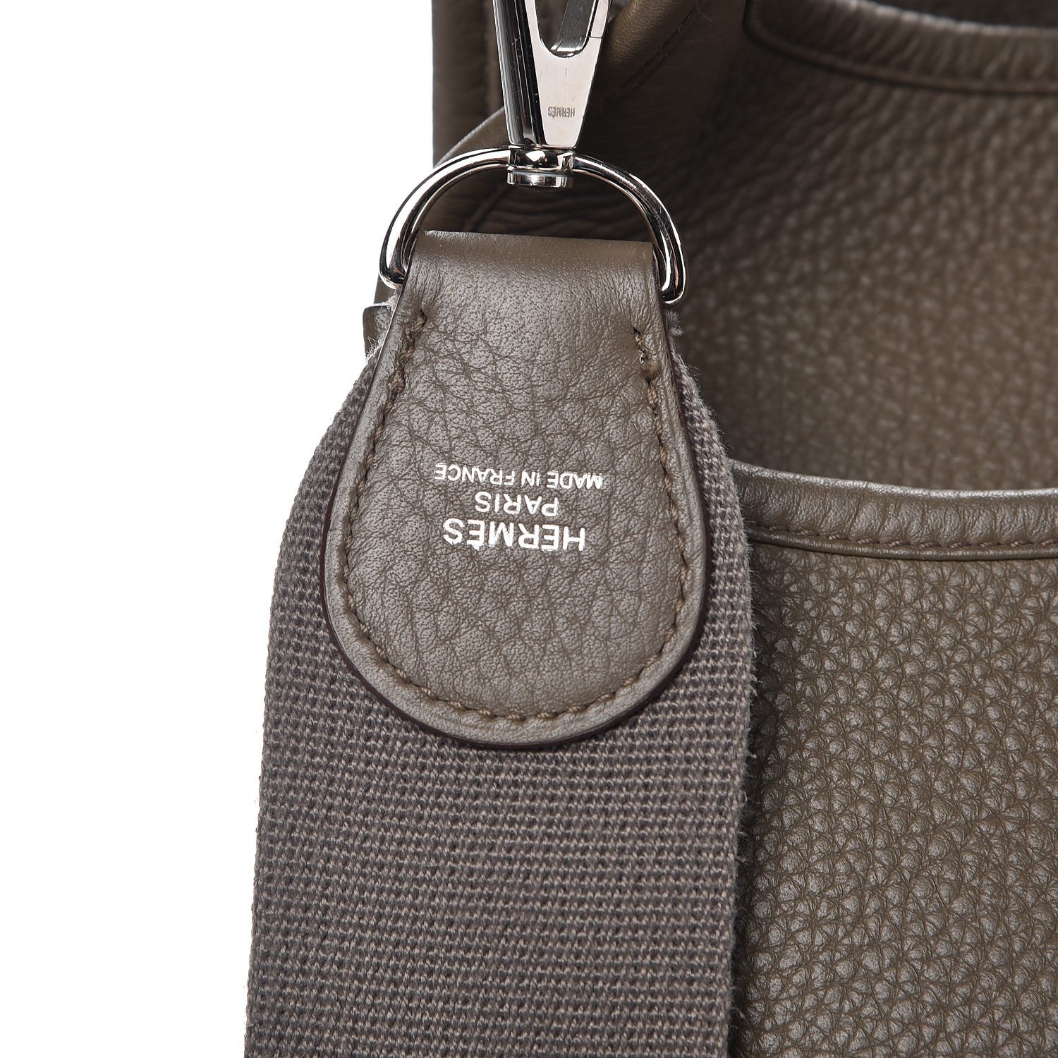 Hermes Taurillon Clemence Evelyne III PM Etain 9 of 9