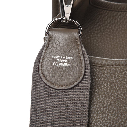 Hermes Taurillon Clemence Evelyne III PM Etain 9 of 9