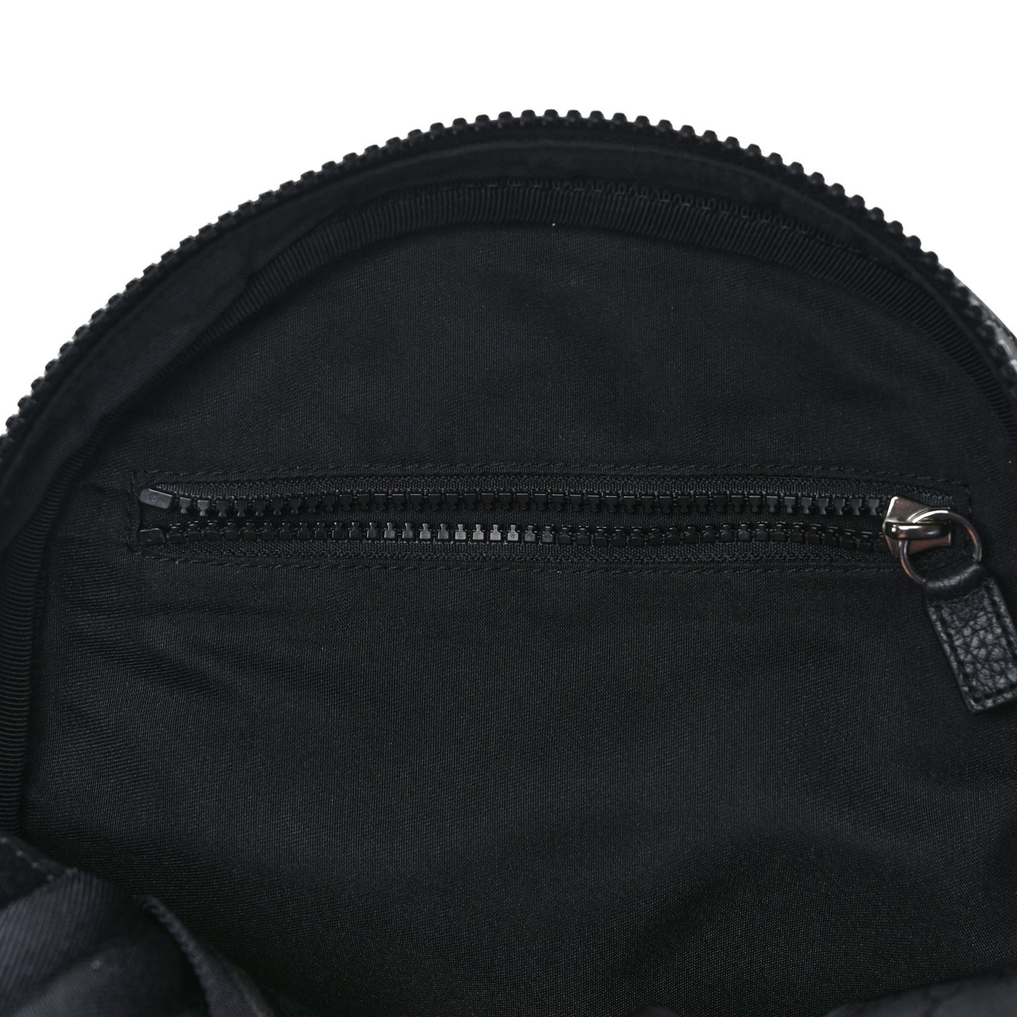 Nylon Monogram Slim Backpack Black