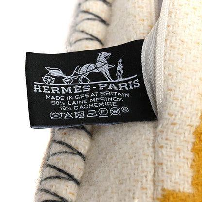 Hermes Wool Cashmere Avalon III Pillow PM Gris Soleil 3 of 3