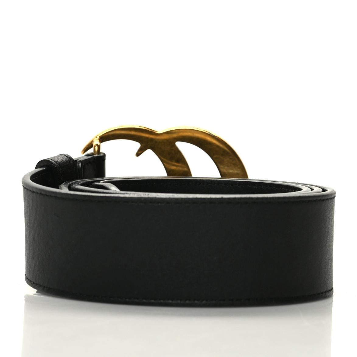 Calfskin Double G 40mm Belt 85 34 Black