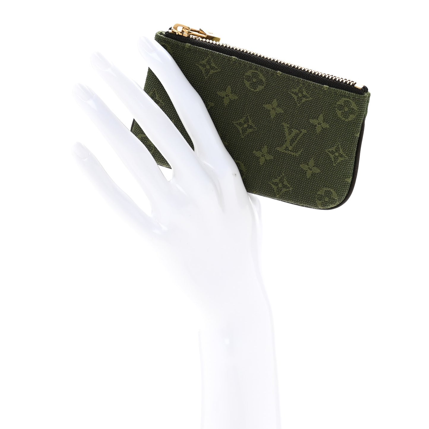 Mini Monogram Key Pouch Kaki