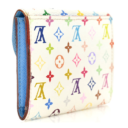 Louis Vuitton Monogram Multicolor Business Card Holder White Raisin 3 of 10