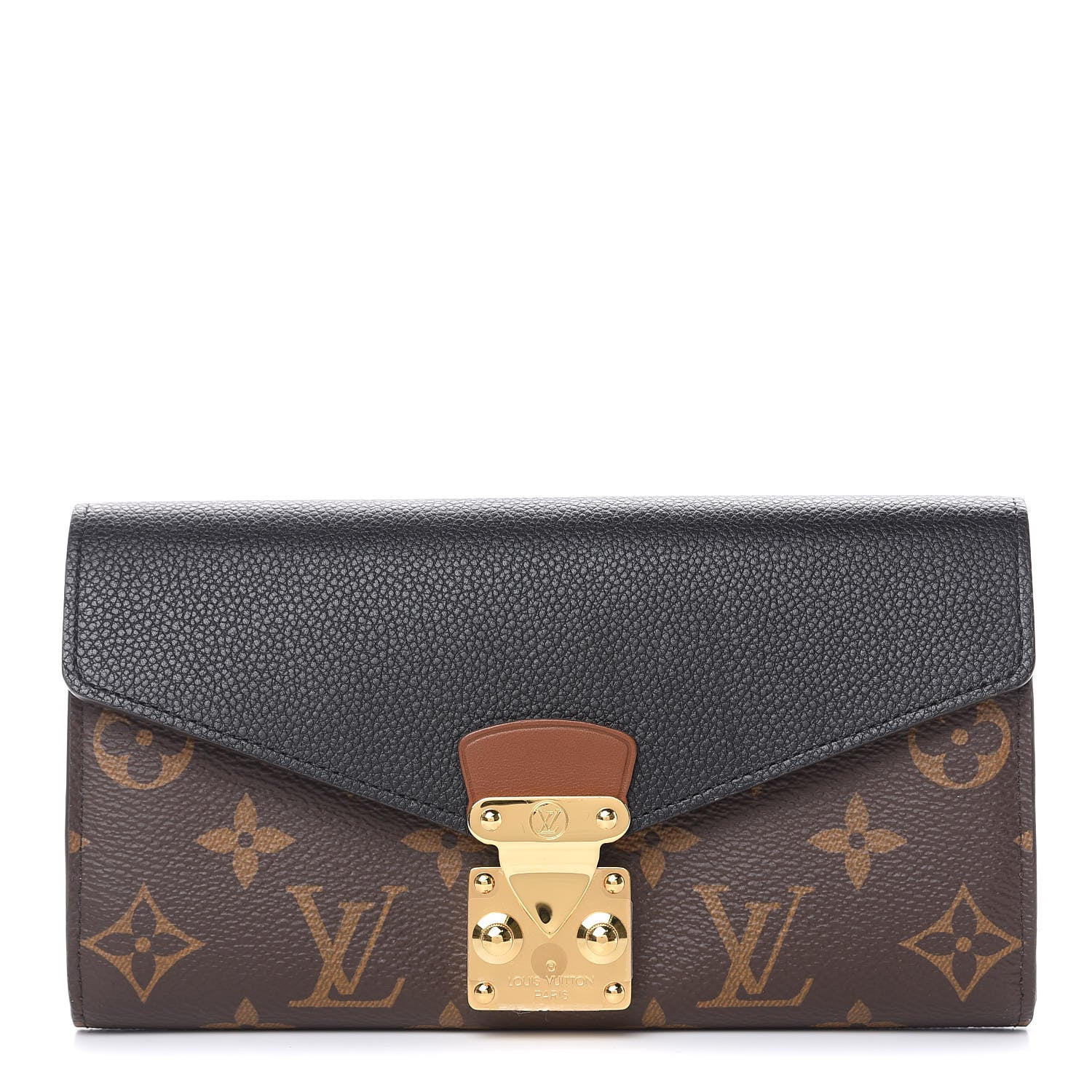Louis Vuitton Monogram Pallas Wallet Black 1 of 8
