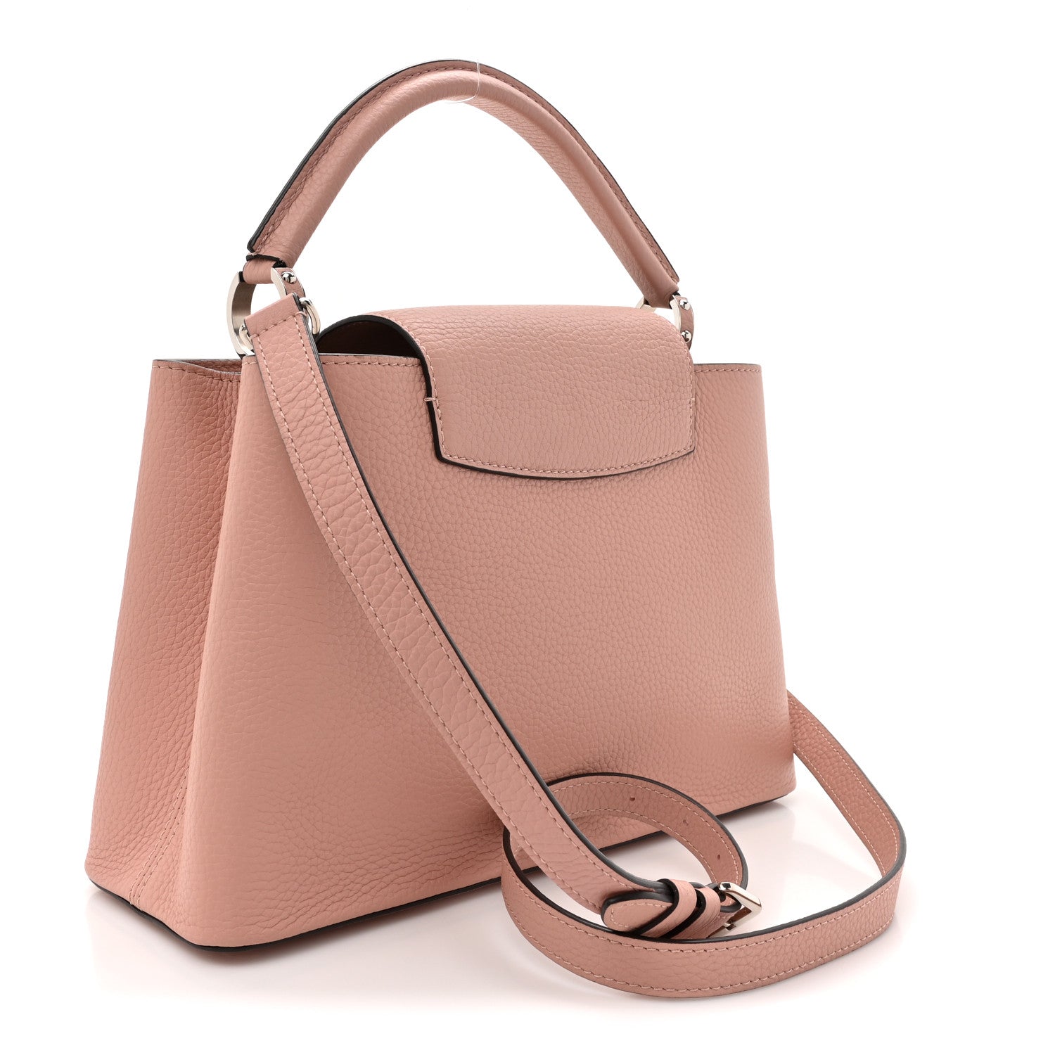 Louis Vuitton Taurillon Capucines PM Magnolia 3 of 10