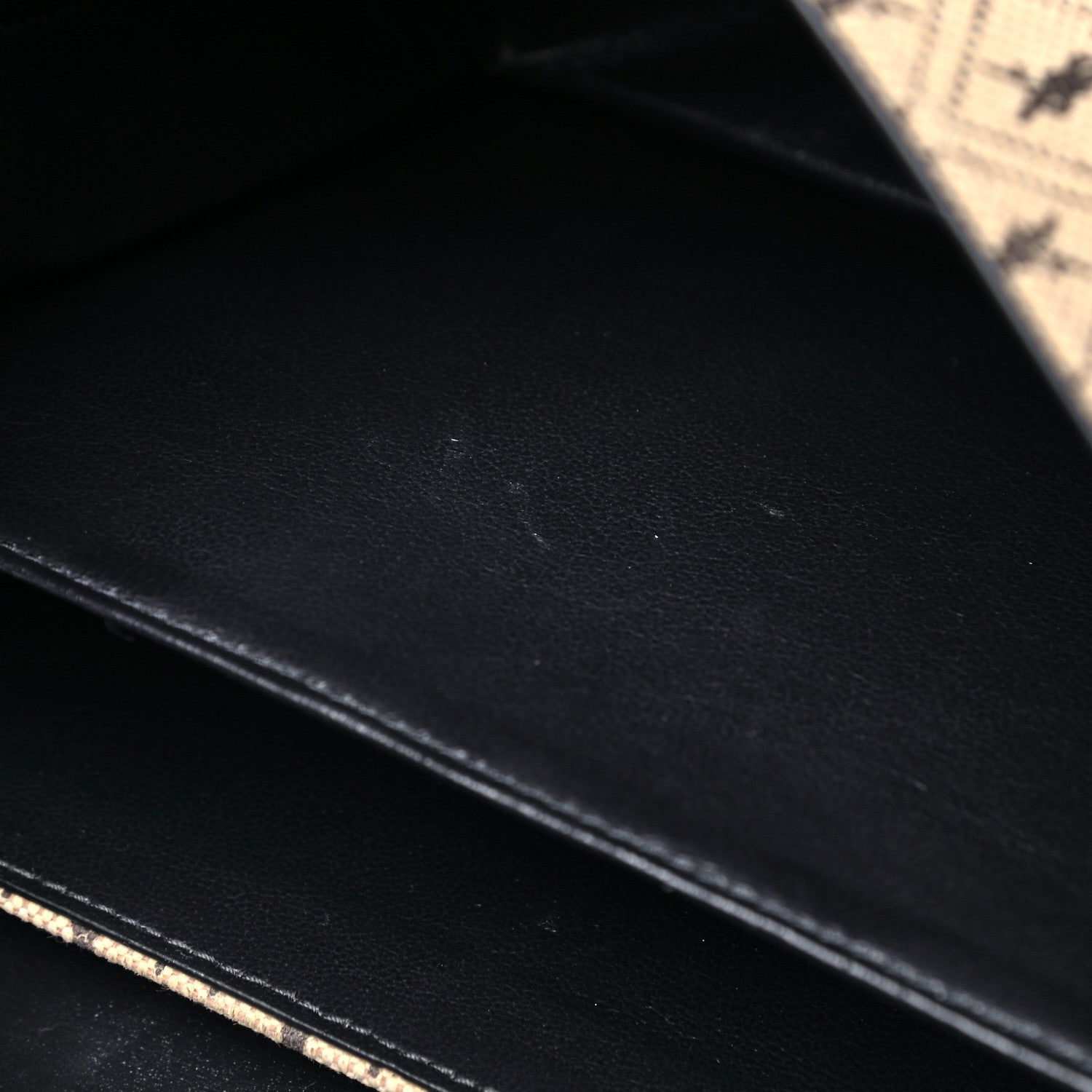 Saint Laurent Canvas Small Le Monogramme Satchel Beige Black 12 of 19