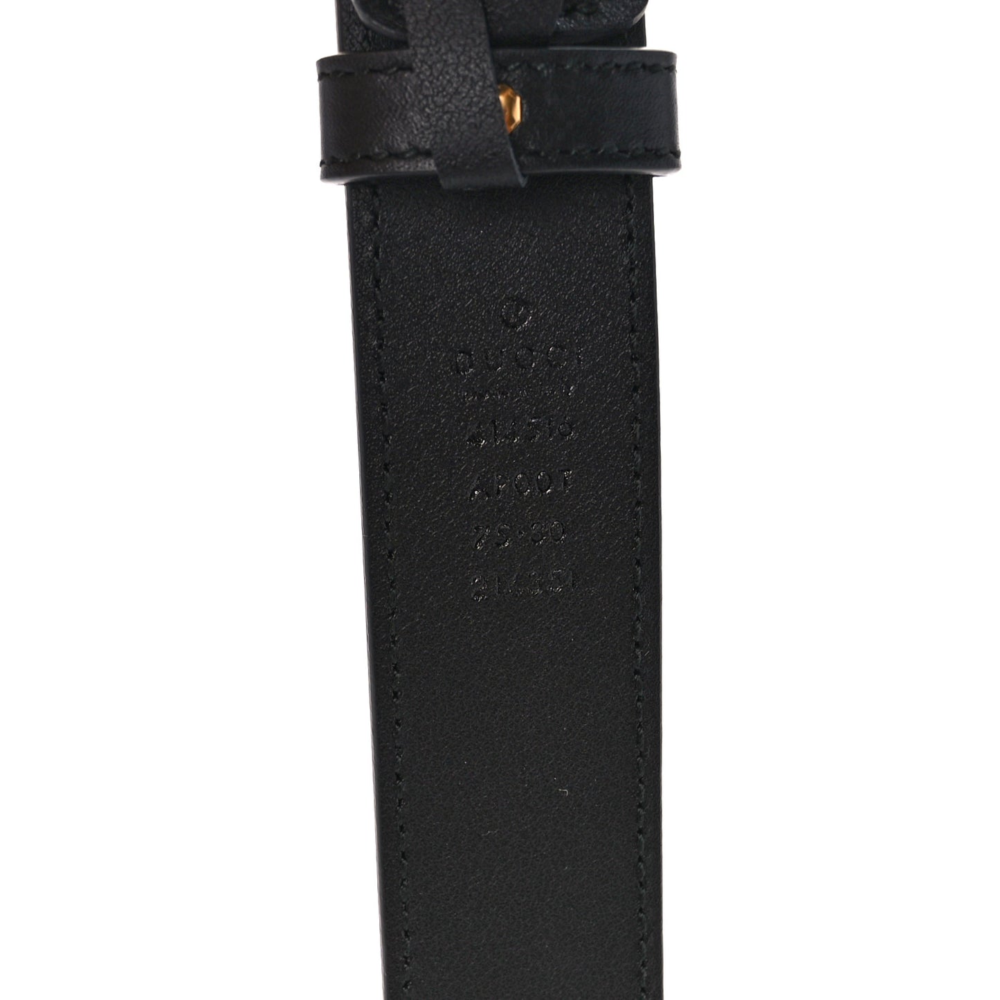 Calfskin Double G 30mm Belt 75 30 Black