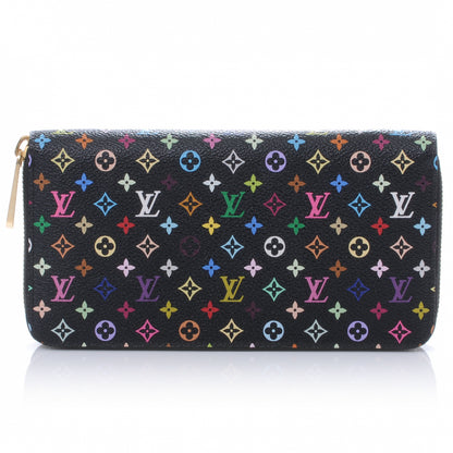 Louis Vuitton Monogram Multicolor Zippy Wallet Black Grenade 1 of 7