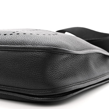 Hermes Taurillon Clemence Evelyne III PM Black 10 of 10