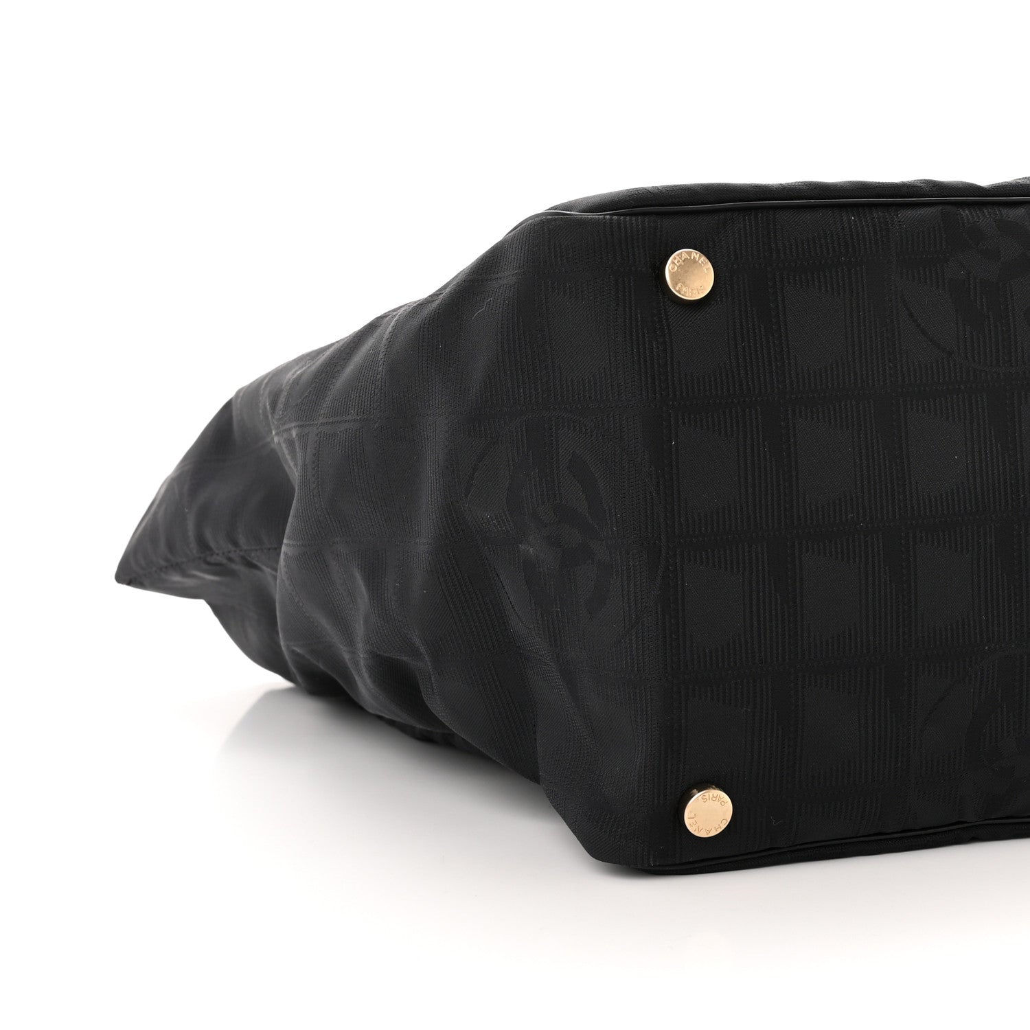 Chanel Nylon Large Travel Tote Black 9 of 11