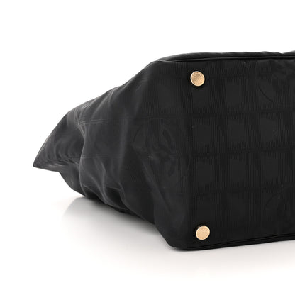 Chanel Nylon Large Travel Tote Black 9 of 11
