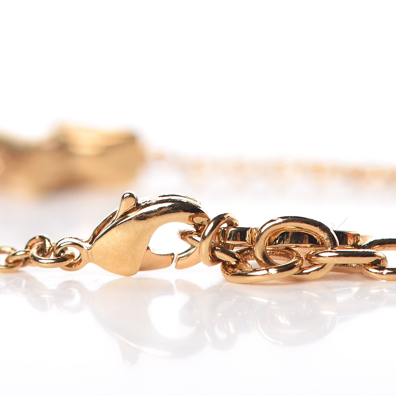 Louis Vuitton LV And Me Letter M Bracelet Gold 5 of 6