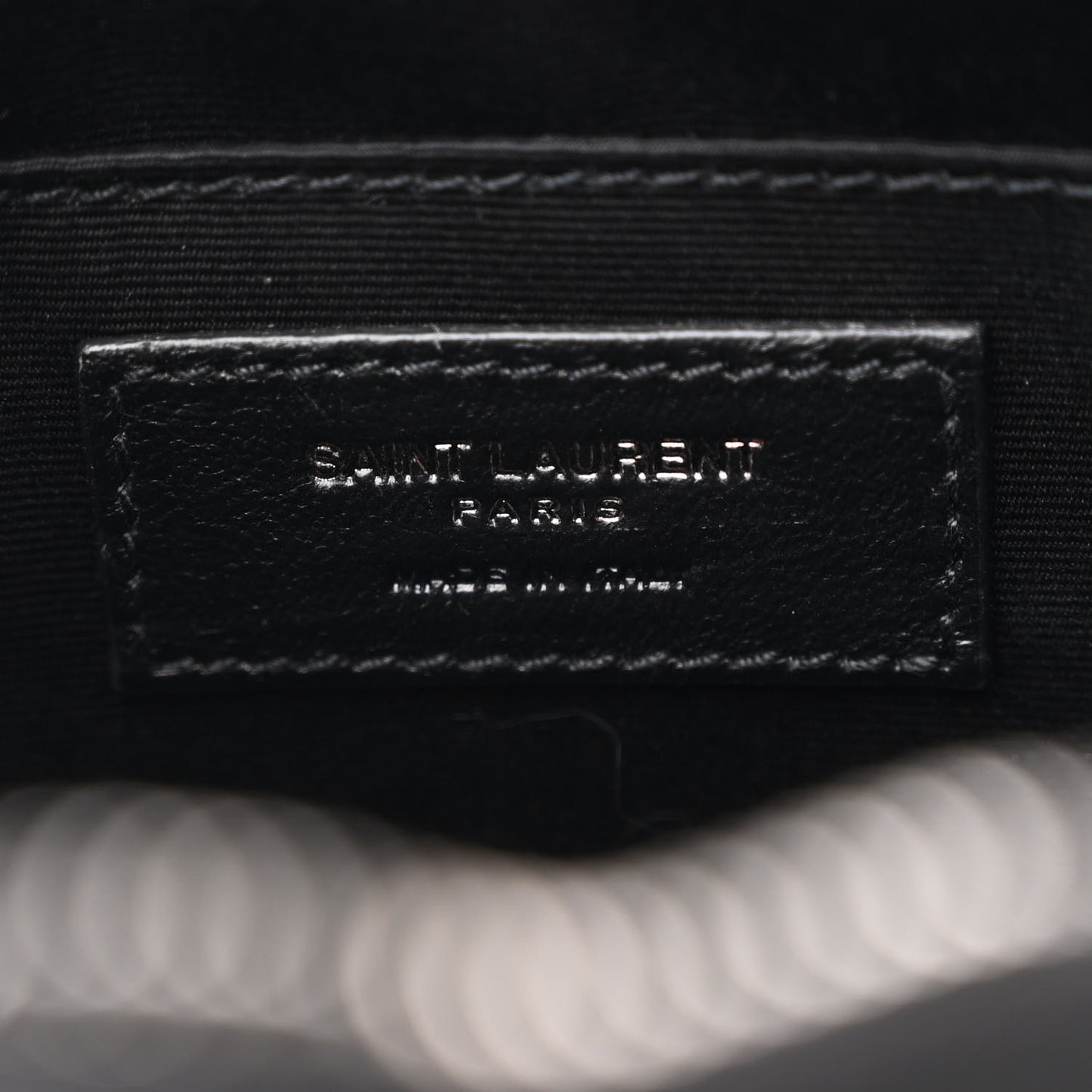 Calfskin Matelasse Monogram Lou Camera Bag Black