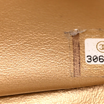 Chanel Lambskin Quilted Mini Pearl Crush Flap Blue 7 of 10