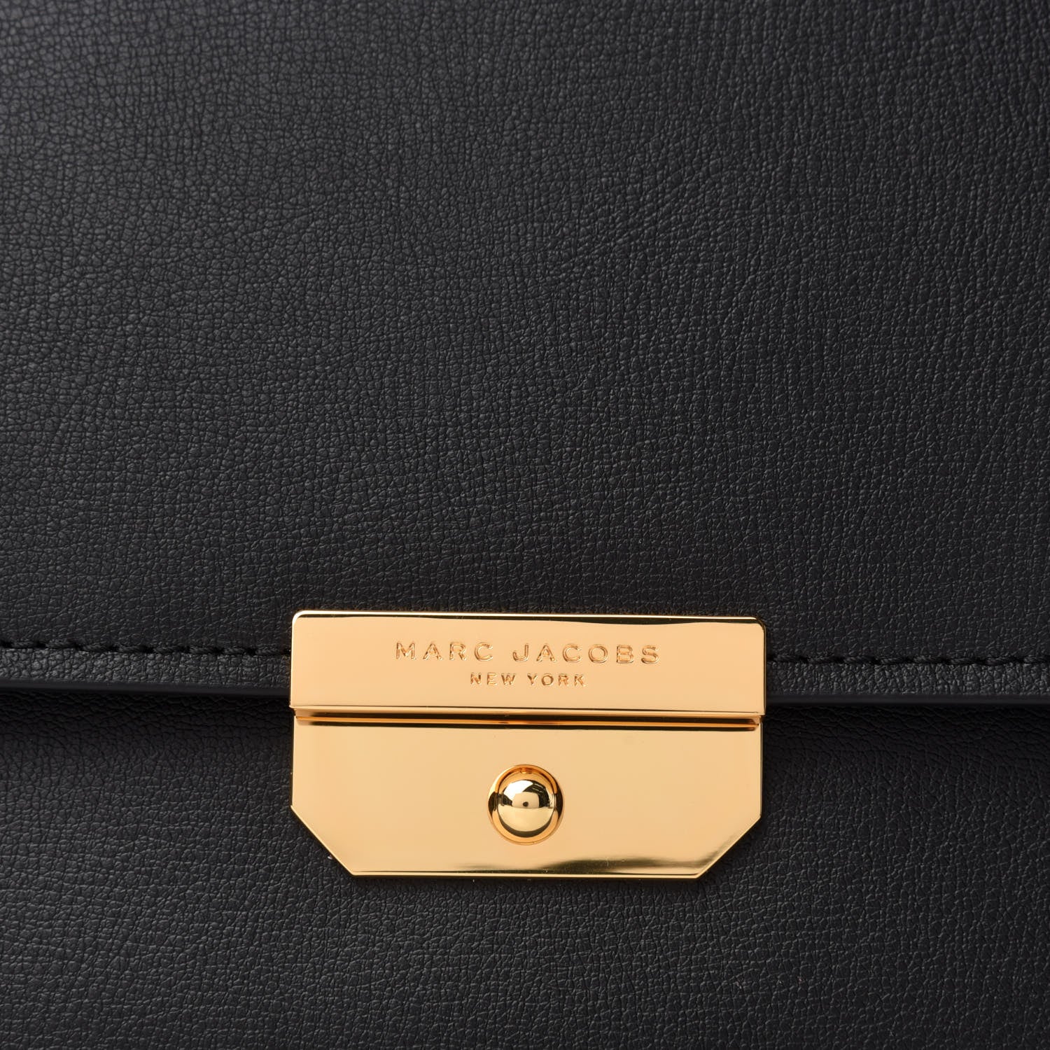 Marc Jacobs Calfskin Rider Top Handle Black 11 of 11