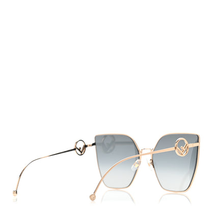 Fendi Metal F is Fendi Sunglasses FF 0323/S Gold 3 of 7