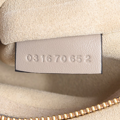 Chloe Calfskin Suede Medium Faye Shoulder Bag Motty Grey 7 of 7