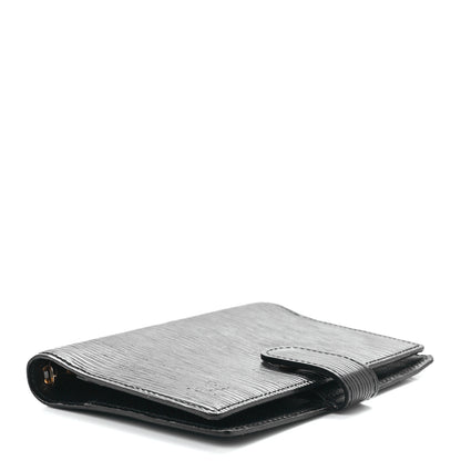 Louis Vuitton Epi Small Ring Agenda Cover Black 10 of 12