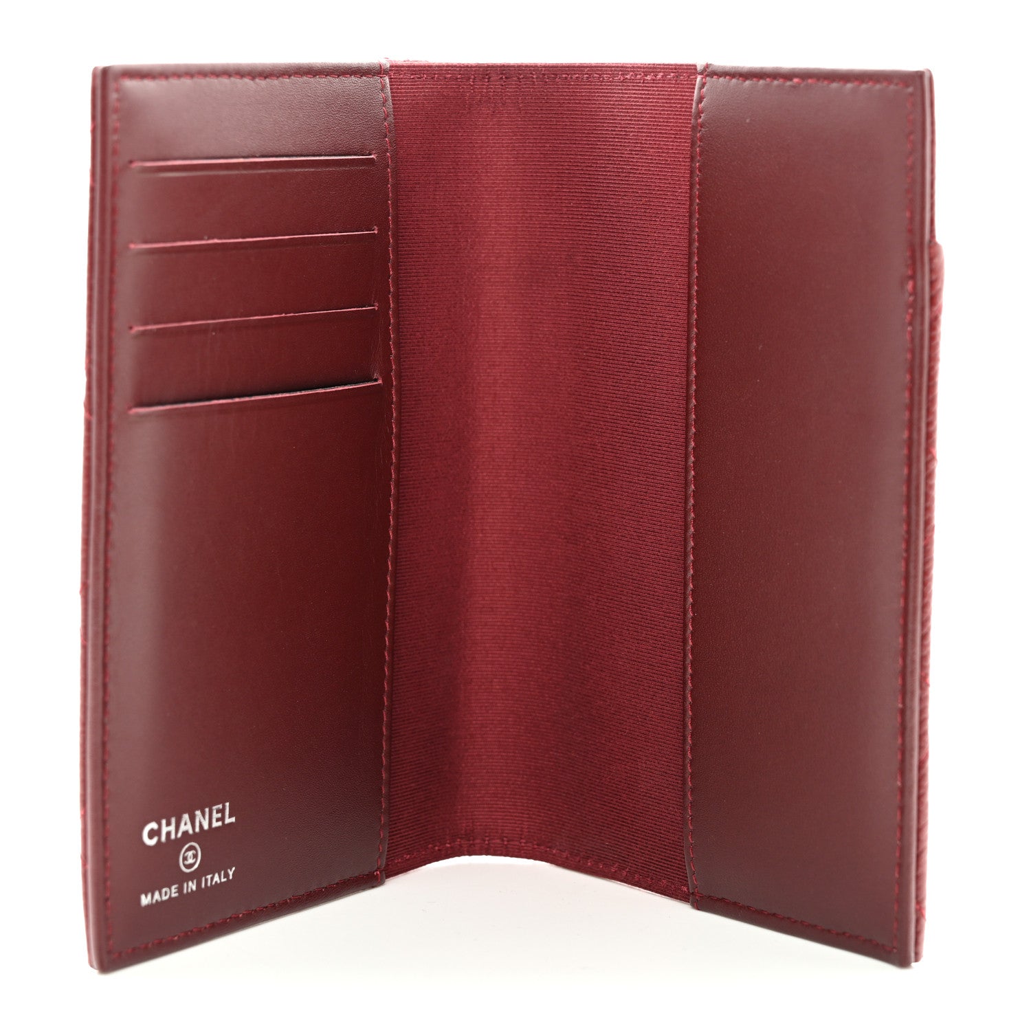 Chanel Caviar Quilted Passport Holder Red 5 of 7