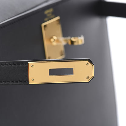 Hermes Sombrero Kelly Sellier 28 Black 25 of 36
