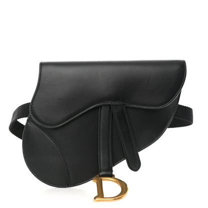 Christian Dior Calfskin Saddle Belt Bag Black 1 of 9