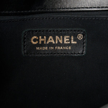 Chanel Lambskin Quilted Medium Boy Flap Black 6 of 10