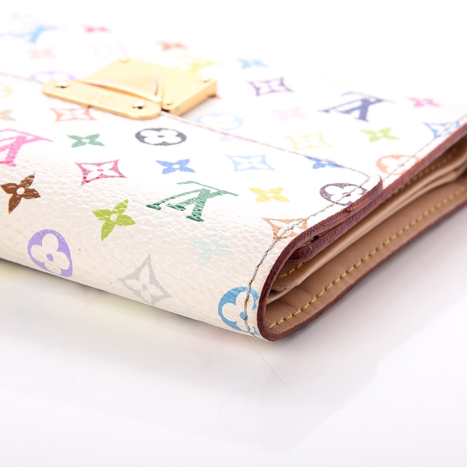 Louis Vuitton Monogram Multicolor Koala Wallet White 6 of 10