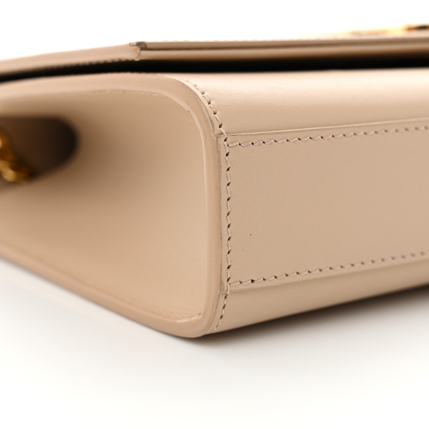 Saint Laurent Smooth Calfskin Medium Classic Monogram Kate Tassel Satchel Nude Powder 9 of 13