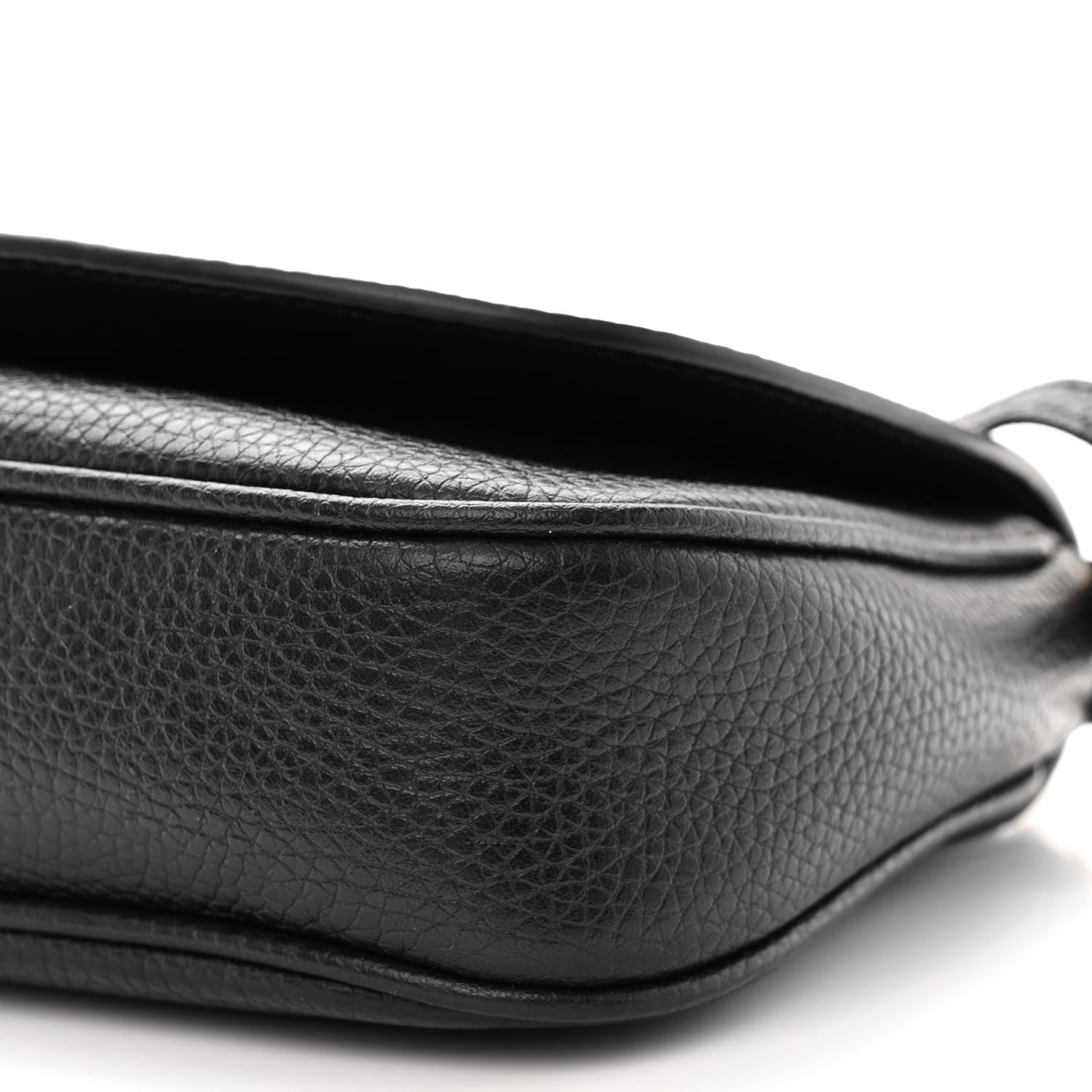 Gucci Pebbled Calfskin Medium Soho Flap Crossbody Black 10 of 10