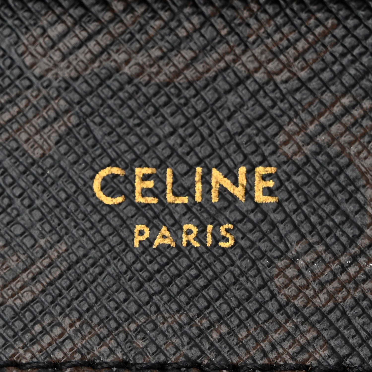 Celine Triomphe Canvas Lambskin Wallet On Strap Tan 7 of 13